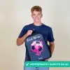 Voetbalvibes -  Verf - Roze - Blauw Rugzak - Zwart middel -sfeer7_NL