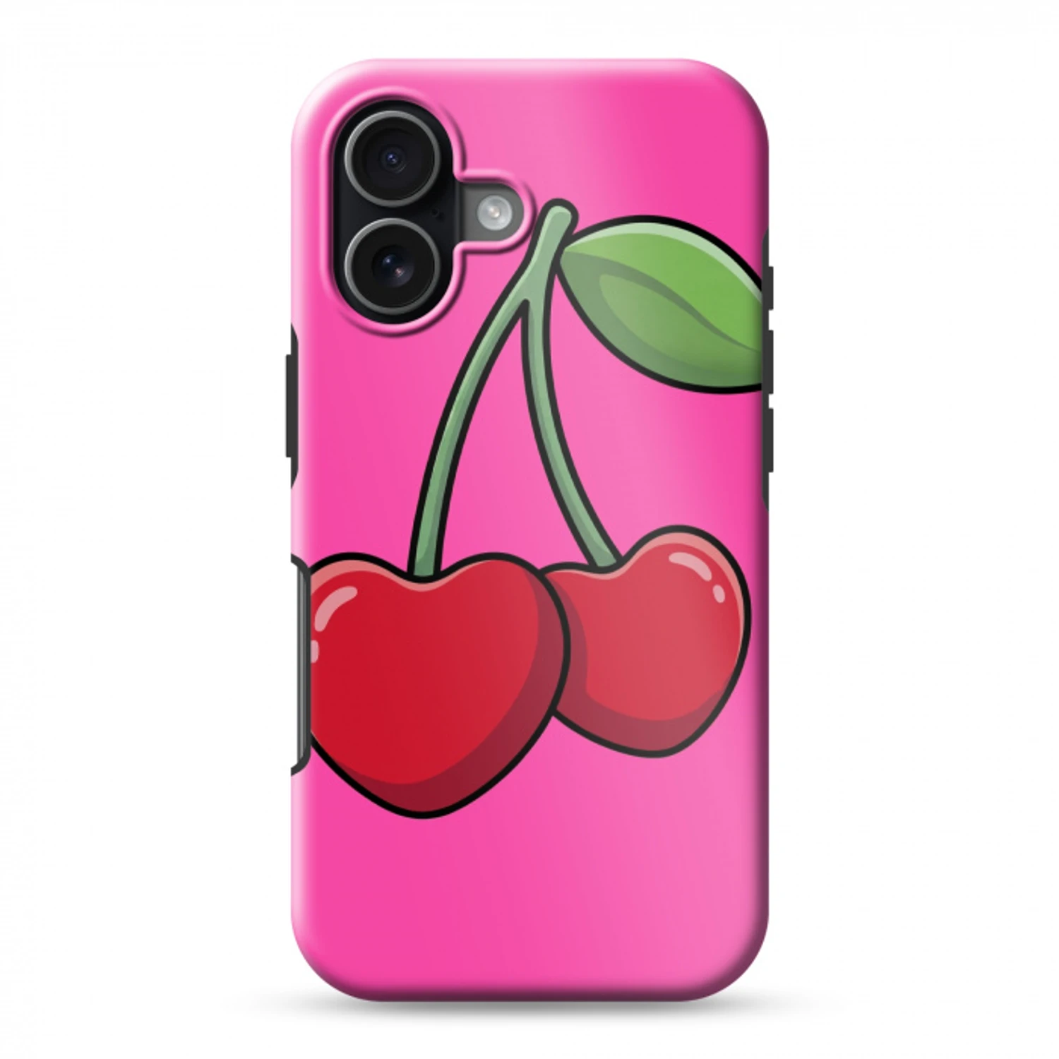 Kers - Roze - Fruit Toughcase MagSafe Apple iPhone 17 klein -3d