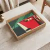 Biljarttafel - Ballen - Rood - Schaduw Dienblad Rechthoek middel -sfeer1