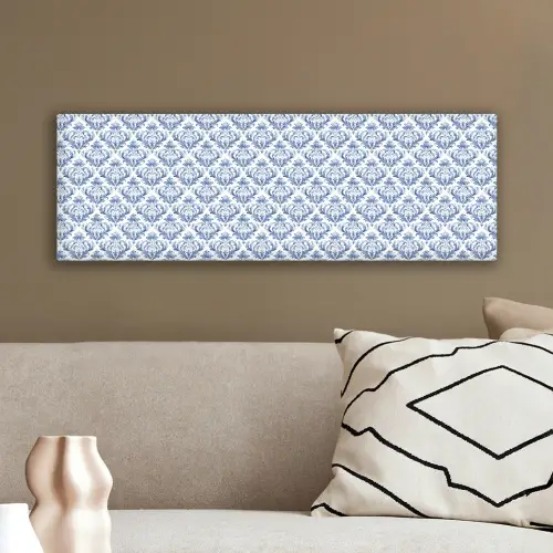 Frans - Citroen - Royaal  - Blauw - Wit canvas 2cm klein 828 -sfeer3