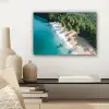 Tropisch - Strand - Water - Palmbomen canvas 2cm klein -sfeer6