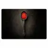 Zwart - Lepel - Caviar Placemat vinyl groot -zzsfeer1_Kitchenyeah-website