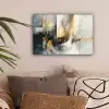 Kunst - Goud - Zilver - Abstract canvas 2cm klein -sfeer1