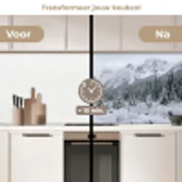 Weg - Bergen - Sneeuw - Naaldbos - Avontuurlijk keuken achterwand 2 middel -voor-na2_NL