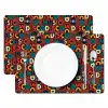 Bruin - Retro - Disco - Patroon Placemat vinyl groot 368 -zzsfeer2_Kitchenyeah-website