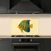 Felgeel - Vis - Strepen - Vinnen keuken achterwand spatscherm klein -sfeer1