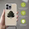 Eikenboom - Schaduw - Egaal Hoesje iPhone 16 Pro Max met koord klein -sfeer2_NL