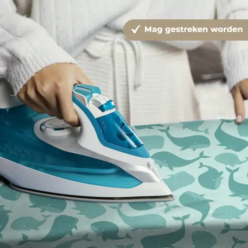 Zee - Dieren - Blauwe vinvis Wandkleed katoen klein 269 -sfeer9