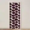 Bloemen - Aquarel - Paars deurposter klein 289 -3d_beige