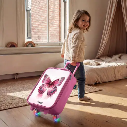 Mystieke monarch Kinderkoffer - Roze klein -sfeer1