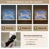 Winteravond - Kerstdorp - Donker Light Box met batterij (Wandlamp) middel -USP_lichtkleurNL