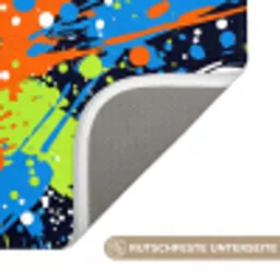 Sport - Ballen - Kleurrijk Badmat klein -USP_AntislipDE