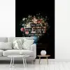Bloemen - Art - Pastel - Quotes fotobehang vinyl groot -woonkamer