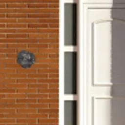 Verweerd metaal - Klassiek Naambord Organisch klein -sfeer3