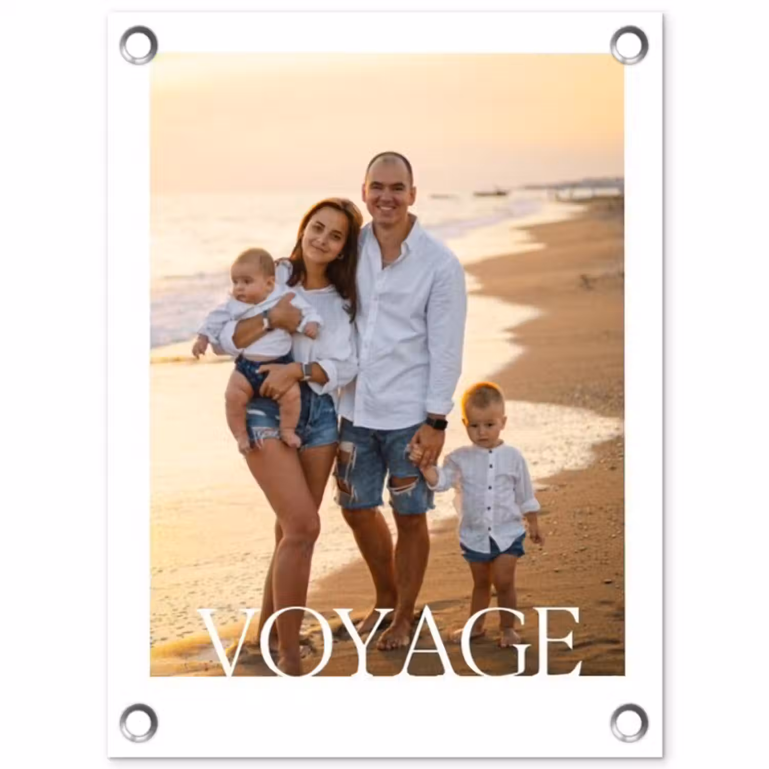 Gepersonaliseerde tuinposter - Voyage