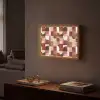 Geometrie - Modern - Retro Light Box met batterij (Wandlamp) middel 907 -sfeer1