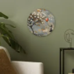 Boom - Graffiti - Banksy Style - Balloon Girl Akoestische PET Vilt - Rond klein -sfeer2