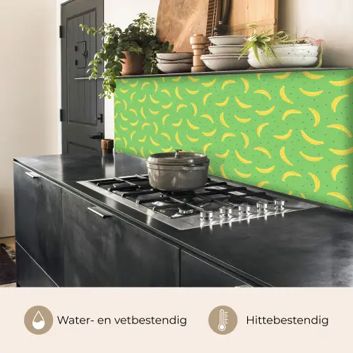 Groen - Geel - Bananen keuken achterwand 2 middel 871 -usp_NL
