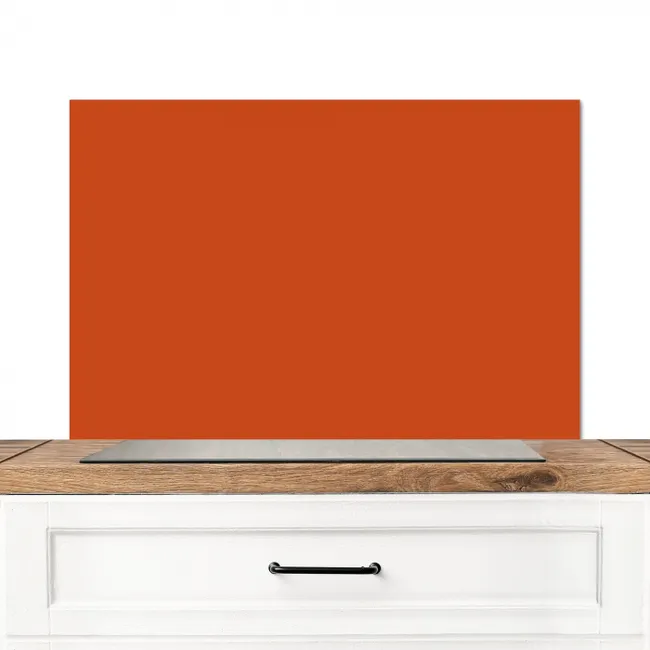 Sienna - Aarde - Kleuren - Effen Spatscherm Aluminium middel 423 -3d_zonderpan