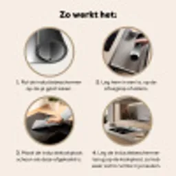 Harmonie in Zwart en Wit Inductie beschermer vinyl 3mm middel -sfeer9