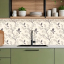 Takken - Vogels - Beige keuken achterwand 2 middel 871 -sfeer3