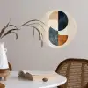 Cirkels - Abstract - Kleurrijk Wandcirkel behangsticker klein -sfeer3