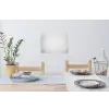 Beton - Wit - Modern Muursticker klein -eettafel