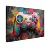 Graffiti - Gaming - Controller - Verf canvas 2cm klein -z3d