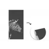 Zebra - Zwart - Wit - Portret - Dieren fotobehang vinyl groot -3d