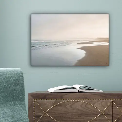 Kustlijn - Strand - Oceaan canvas 2cm klein -sfeer4