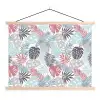 Bladeren - Jungle - Pastel - Tropisch textielposter latten blank klein -3d