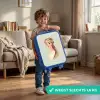 Prinses met een tiara - Groen Kinderkoffer - Blauw klein -sfeer2_NL
