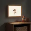 Beige - Jongen - Stippen - Basketbal Light Box met batterij (Wandlamp kind) middel -sfeer5_kind