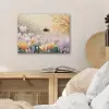 Viooltjes - bij - Zonlicht PET vilt klein -sfeer3
