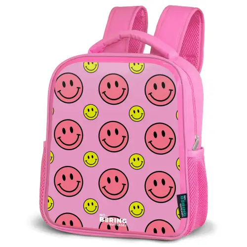 All smiles roze Kinderrugzak - Roze middel -schuin