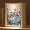 Schildpad - Bloemen - Onderwater Light Box met kabel klein -zzz_3d_website