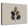 Beukenbladeren - Bruin - Groen - neutraal Textielframe - compleet frame klein -3d