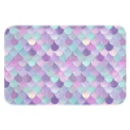 Dromerig - Zeemeermin - Pastel Badmat klein 997 -3d