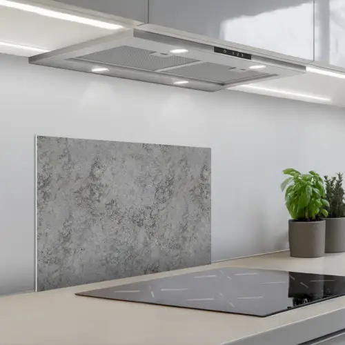 Industrieel - Beton - Patronen keuken achterwand spatscherm klein 900 -3d_schuin
