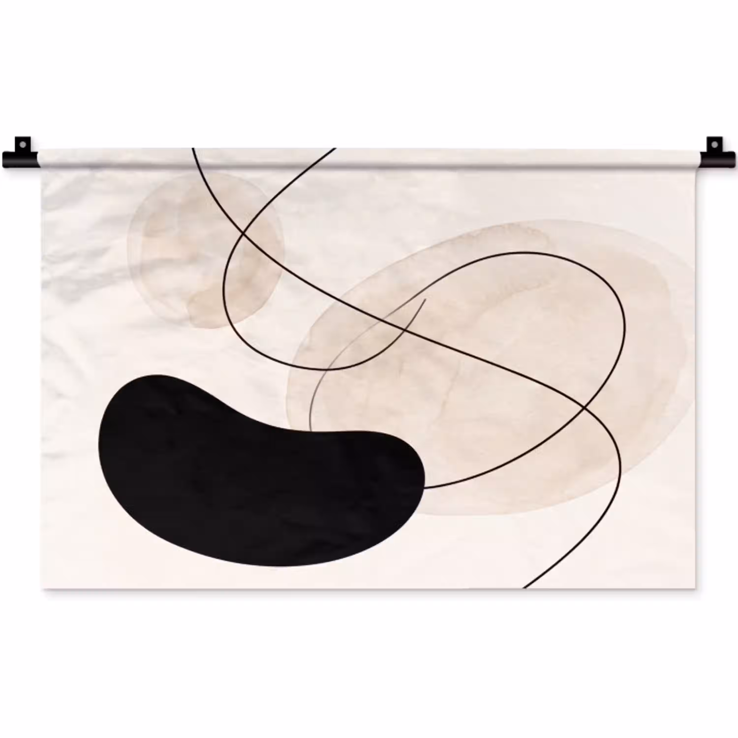 Abstract - Vormen - Kunst Wandkleed katoen klein -zz3d