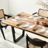 Ovale vormen - Transparant - Zachte overgang Placemat vinyl groot -zzsfeer4_Kitchenyeah-website