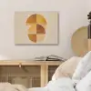 Cirkels - Geel - Minimalistisch PET vilt klein -sfeer3