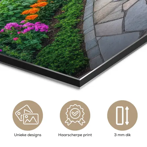 Park - Bloemen - Tuin aluminium wit klein -closeup_NL
