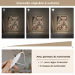 Oehoe - Uil - Portret - Bruin Light Box met kabel (Kinderlampje) klein -USP_dimbaarFR