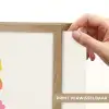 Schepijs - Hoorntje - Illustratie - Minimalistisch Light Box met batterij (Wandlamp) middel -USP_websiteprintNL