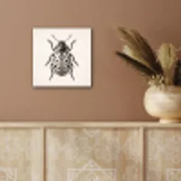 Kever - Insect - Vintage aluminium wit klein -sfeer4