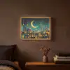 Islamitisch - Moskee - Ramadan - Islam Light Box met batterij (Wandlamp) middel -sfeer4