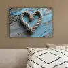 Hart - Touw - Hout - Rustiek canvas 2cm klein -sfeer3