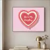 Liefde - Hart - Valentijn Textielframe - compleet frame klein -sfeer2