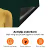 Vrouw - Hoed - Geel Inductie beschermer vinyl 3mm klein -zzzzzzz-td-onderkant